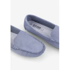 Mokasyny niebieskie buty damskie 8 Alaina