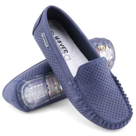 Mokasyny granatowe buty damskie 1 Grigor