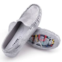 Mokasyny ciemno szare buty damskie 8 Grigor