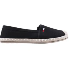 Espadryle damskie wsuwane płaskie czarne 3 Meical